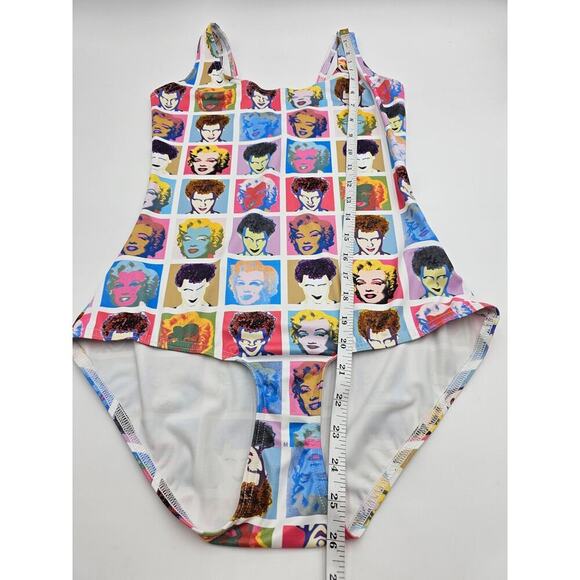 Blackmilk Women's Size M Marilyn Monroe And James Lillis Pop Art Swimsuit - Picture 4 of 8